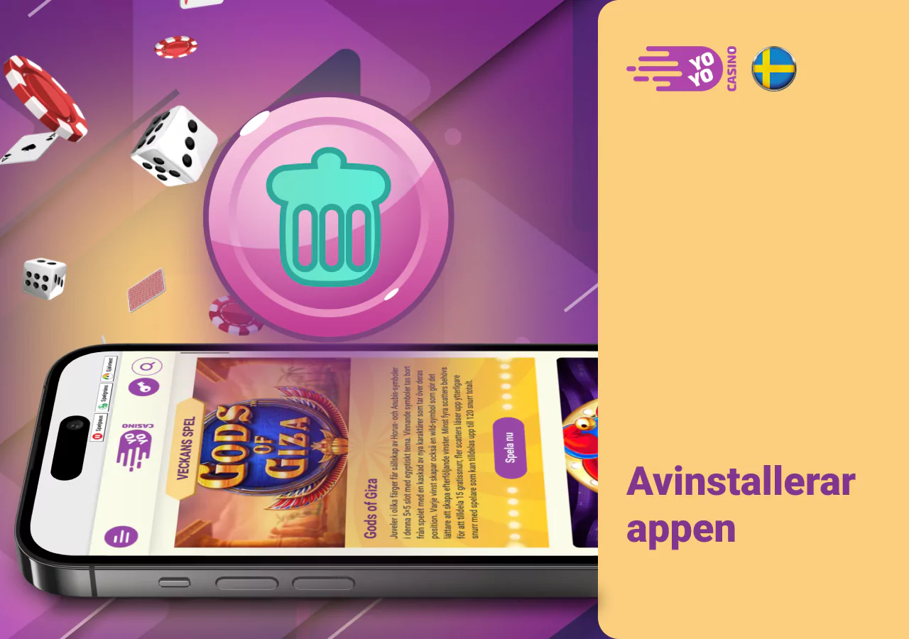 YoYo Casino mobilapp avinstallationsprocess