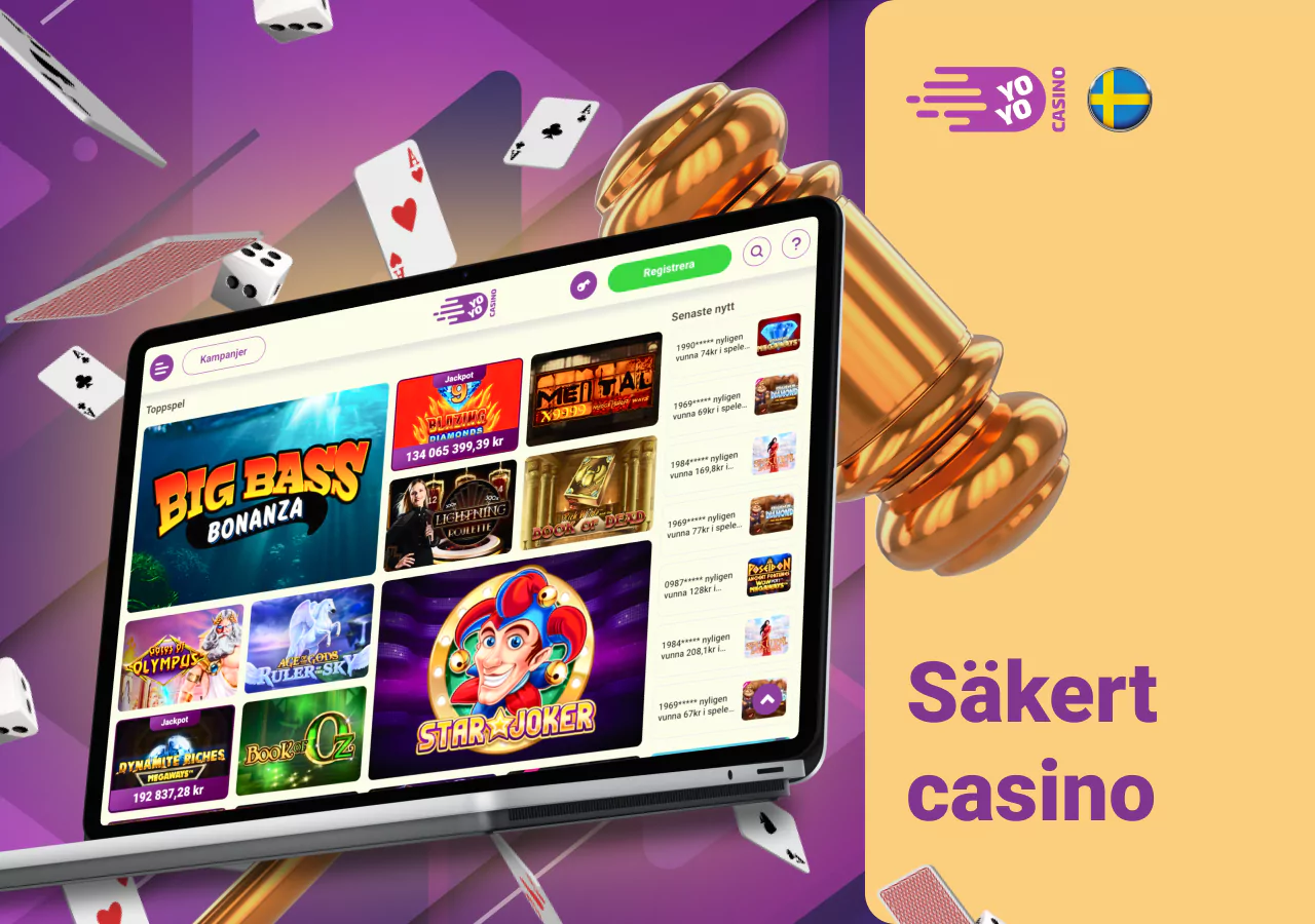 YoYo Casino är säkert för användarna